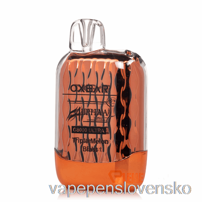 Oxbar X Alpha G8000 Jednorazový Trojitý Melónový Blast Vape Bez Nikotinu